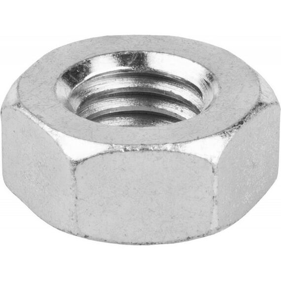 Метрический крепеж: Гайка Зубр M10 ГОСТ 5927-70, 5 кг, кл. пр. 6, оцинкованная [303550-10] фотографии