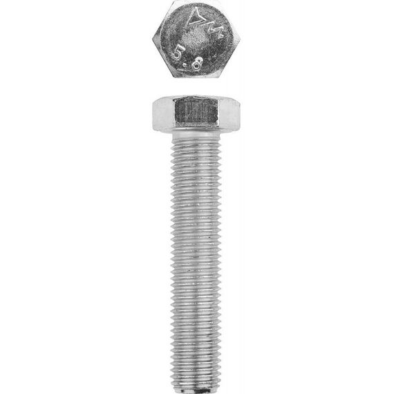 Метрический крепеж: Болт Зубр M16 x 70 мм ГОСТ 7798-70, 5 кг, кл. пр. 5.8, оцинкованный [303080-16-070] фотографии