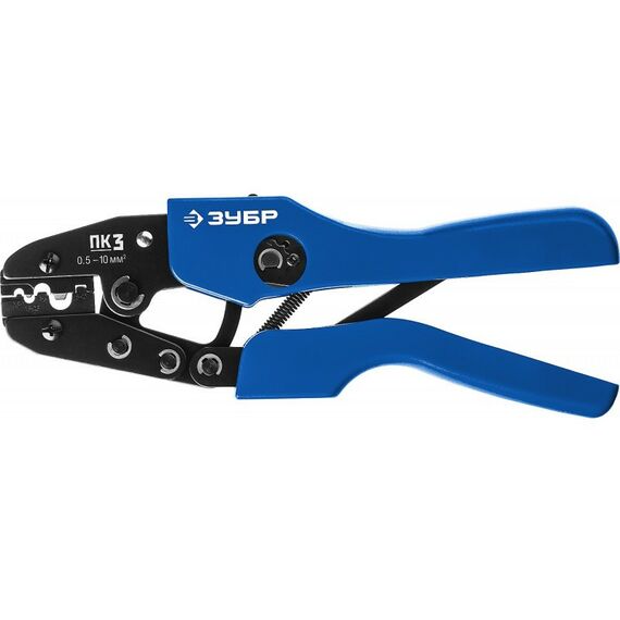 Электромонтажный инструмент: Пресс-клещи Зубр Профессионал ПК-3 для медных наконечников и гильз 0,5 - 10 мм.кв [45456-3] фотографии