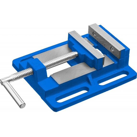 Тиски, струбцины, наковальни, верстаки: Станочные сверлильные тиски Зубр 100 мм [32721] фотографии