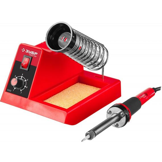 Паяльное оборудование: Паяльная станция Зубр ПС-50А ЗУБР 48Вт, 150-450°C [55332] фотографии
