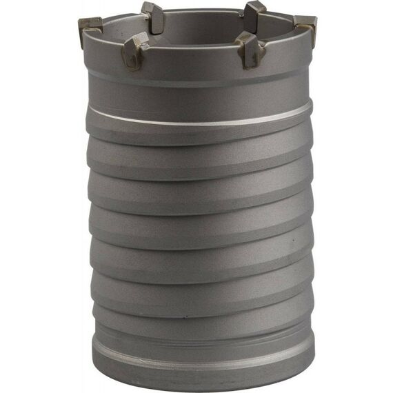 Буры, пики, коронки, сверла: Коронка буровая Зубр d=65мм L=100мм конусная посадка, без оснастки [29300-65] фотографии