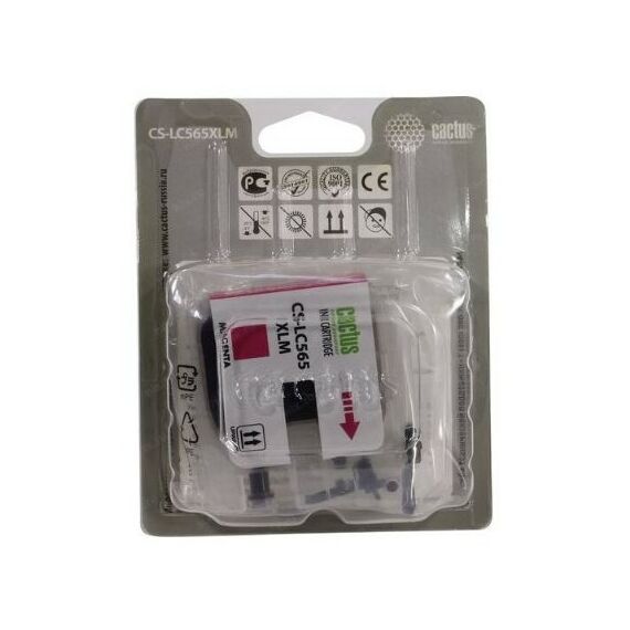 Для Brother: Картридж совместимый Cactus CS-LC565XLM Magenta для  Brother MFC-J2310/J2510/J3520 фотографии