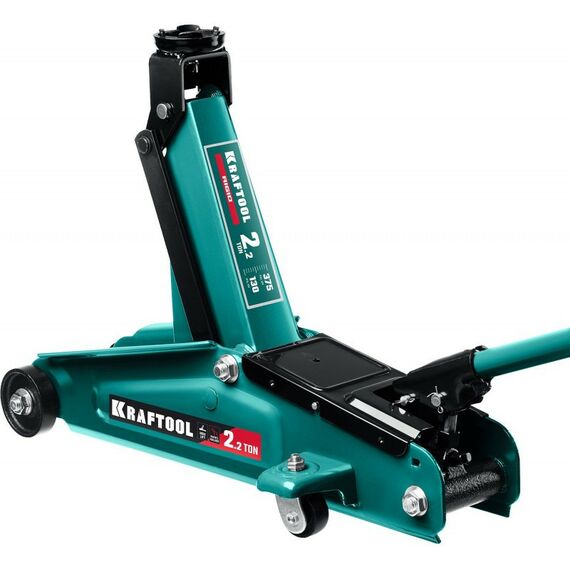 Домкраты: Подкатной домкрат с увеличенным подъемом KRAFTOOL RIGID 2.2т 130-375мм [43452-2] фотографии