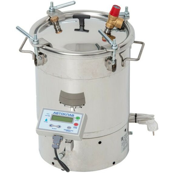 Автоклавы:  Автоматический домашний автоклав "Малыш" 22 л  с ЭБУ с фальшдном фотографии