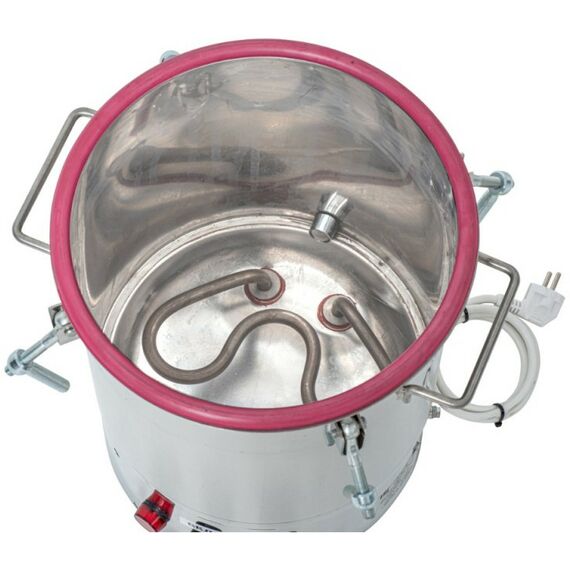 Автоклавы:  Электрический домашний автоклав "Малыш Эл Нерж" 22 л без ЭБУ с фальшдном фотографии