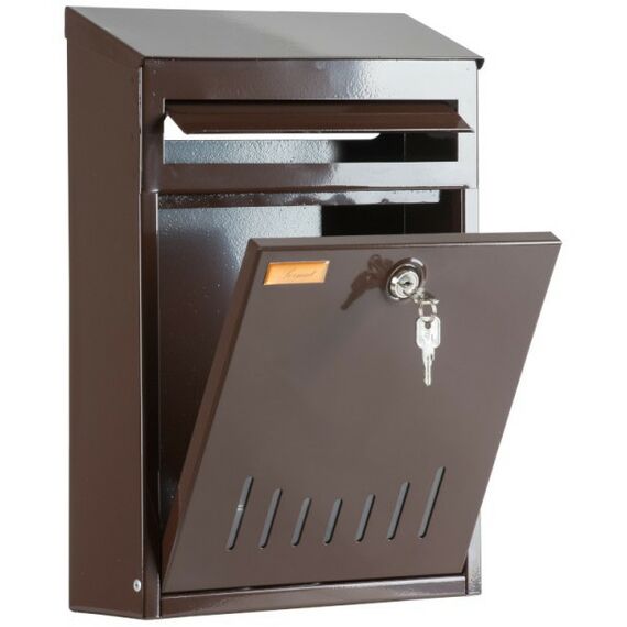 Почтовые ящики:  Почтовый ящик Элит коричневый фотографии