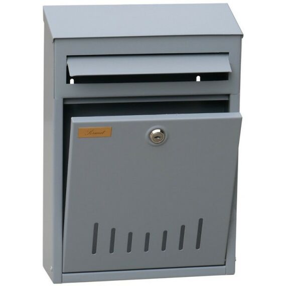 Почтовые ящики:  Почтовый ящик Элит серый матовый фотографии