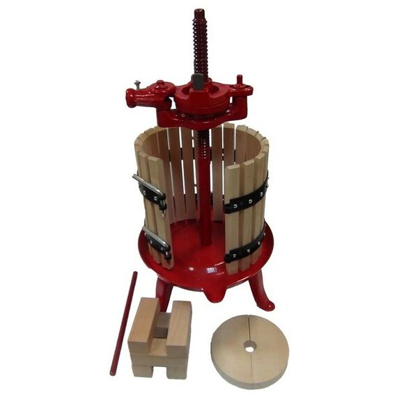 Прессы для отжима:  Пресс домкратный d45 96 л корзина из дерева фотографии