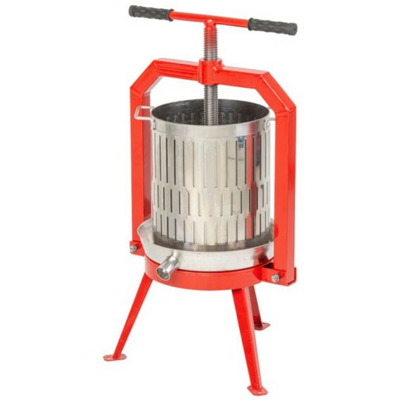Прессы для отжима:  Пресс ручной (винтовой) «Муромец» 29 л корзина из нерж.стали фотографии