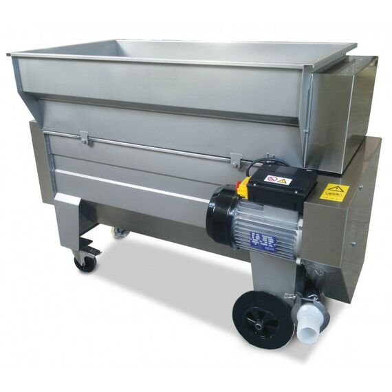 Дробилки и мялки:  Гребнеотделитель-дробилка Malvasia 40 из нержавеющей стали фотографии