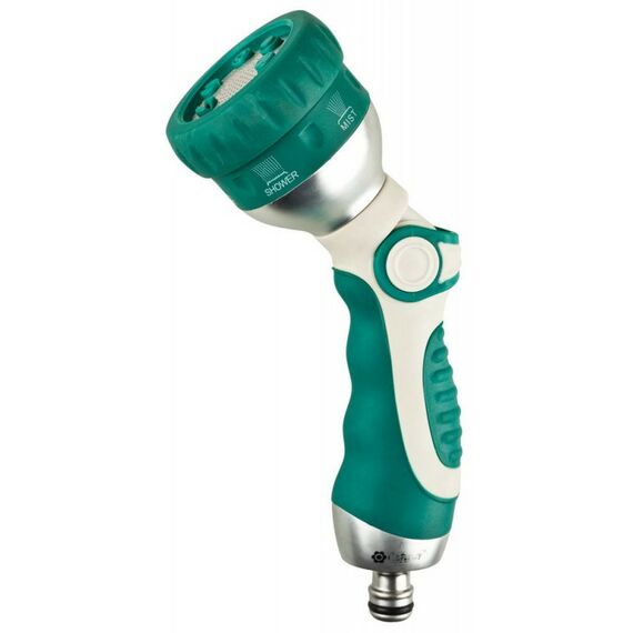 Шланги, системы водопровода и автополива: Пистолет поливочный металлический RACO 343C 6 режимов, с TPR-покрытием [4256-55/343C] фотографии