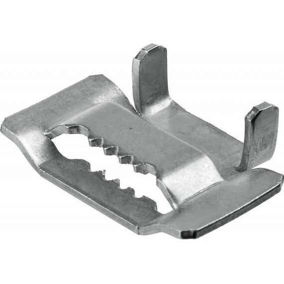 Перфорированный крепеж: Бюгель для бандажной ленты Зубр Профессионал 20мм 150 шт, нержавеющий, БГЛ [310266] фотографии