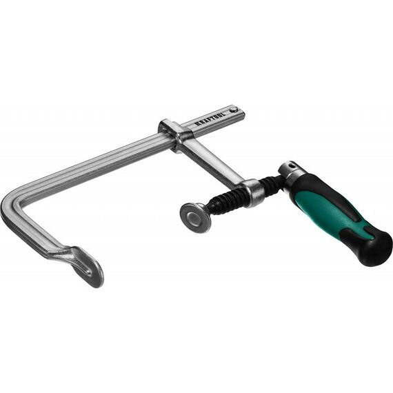 Тиски, струбцины, наковальни, верстаки: Струбцина KRAFTOOL FORGE FF-160/80 тип F 160/80 мм, 300 кгс [32014-080-160] фотографии