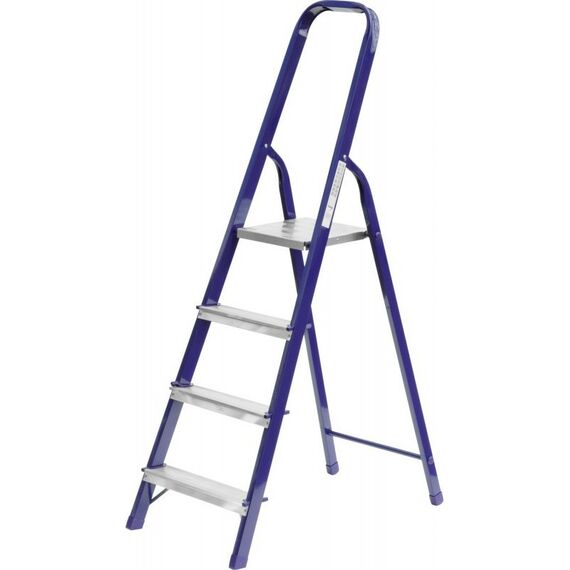 Стремянки и лестницы: Стальная стремянка СИБИН 38803-04 4 ступени, 82 см фотографии