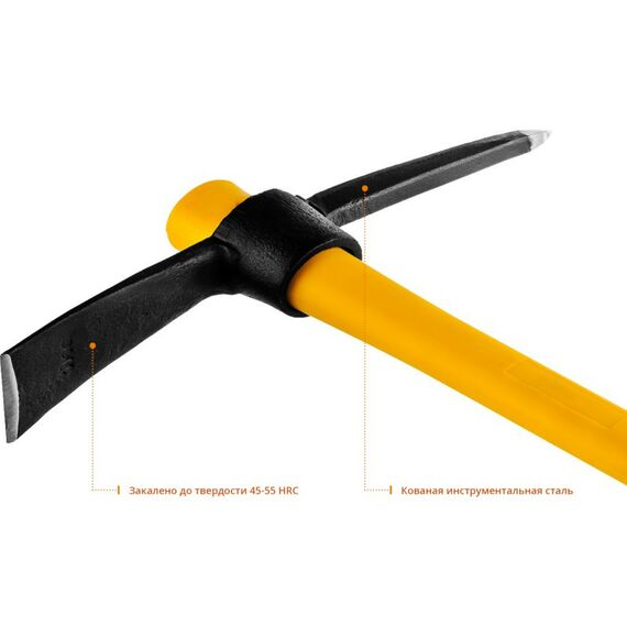 Столярно-слесарный инструмент: Кирка с фиберглассовой рукояткой STAYER Professional 1000г [20179-10] фотографии