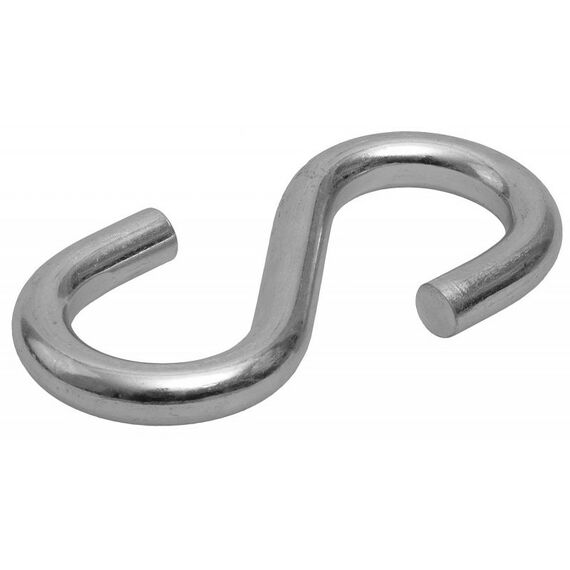 Такелажный крепеж: Крюк S-образный Зубр 10мм 20 шт, оцинкованный [4-304565-10] фотографии