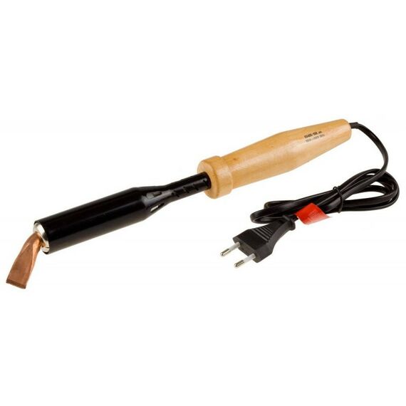 Паяльное оборудование: Электропаяльник для лужения Зубр 150Вт с деревянной рукояткой, клин [55405-150_z01] фотографии