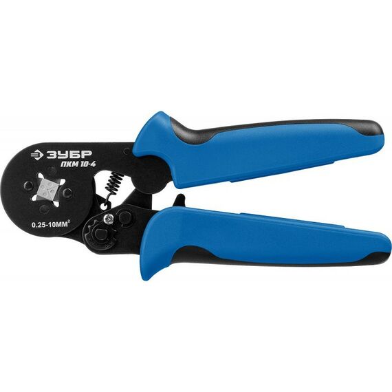 Электромонтажный инструмент: Пресс-клещи для втулочных наконечников Зубр Профессионал ПКМ-10-4 0.25 - 10 мм.кв [22695] фотографии