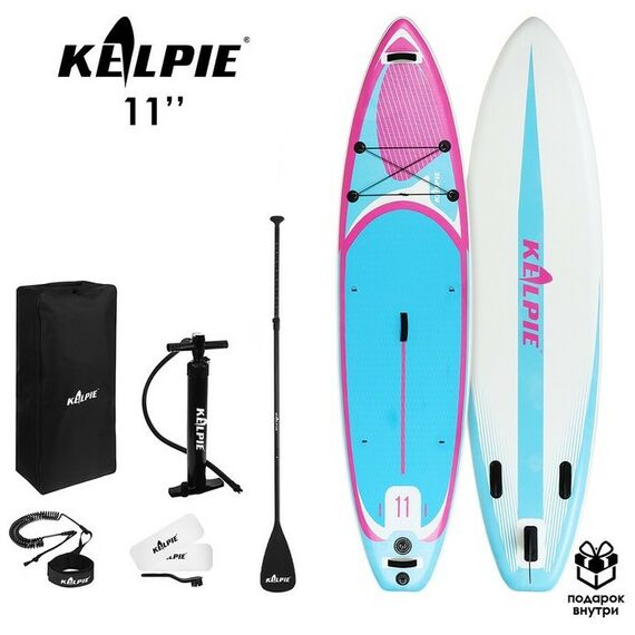 SUP-серфинг: SUP-доска надувная универсальная KELPIE 11" 335 х 80 х 15 см фотографии