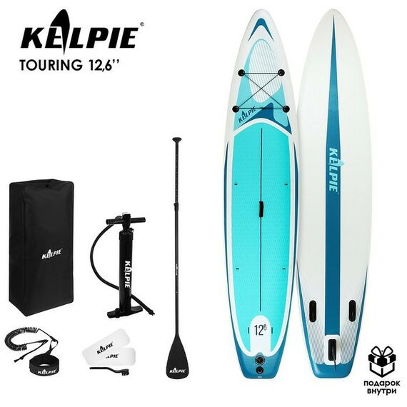 SUP-серфинг: SUP-доска надувная KELPIE TOURING 12,6" 383 х 80 х 15 см фотографии