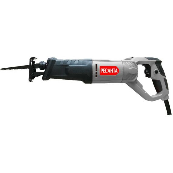 Сабельные пилы: Сабельная пила РЕСАНТА ПС-950Э 950 Вт, 2800 ход/мин, глубина реза дерево - 150 мм, металл – 15 мм, рег. оборотов, 2.6 кг фотографии