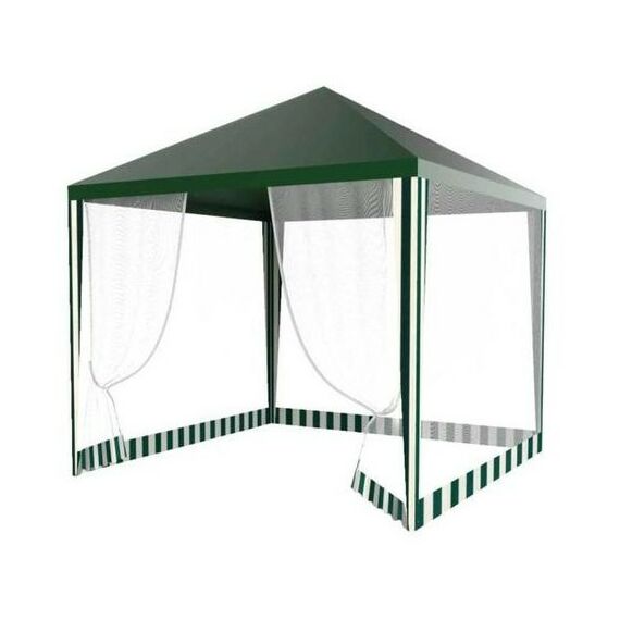 Шатры, тенты, уличные зонты: Шатер садовый закрытый  3*3м зеленый фотографии
