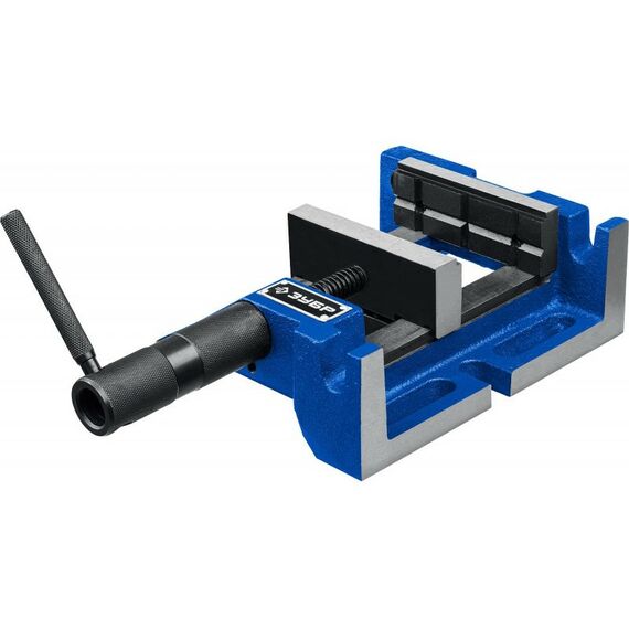 Тиски, струбцины, наковальни, верстаки: Трехсторонние станочные сверлильные тиски Зубр ПРОФЕССИОНАЛ 100 мм [32723] фотографии