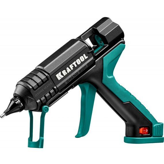 Пистолеты монтажные, тепловые, клеящие, пескоструйные: Пистолет термоклеевой электрический KRAFTOOL Grand 200 d 11-12 мм 25 г/мин [06839] фотографии