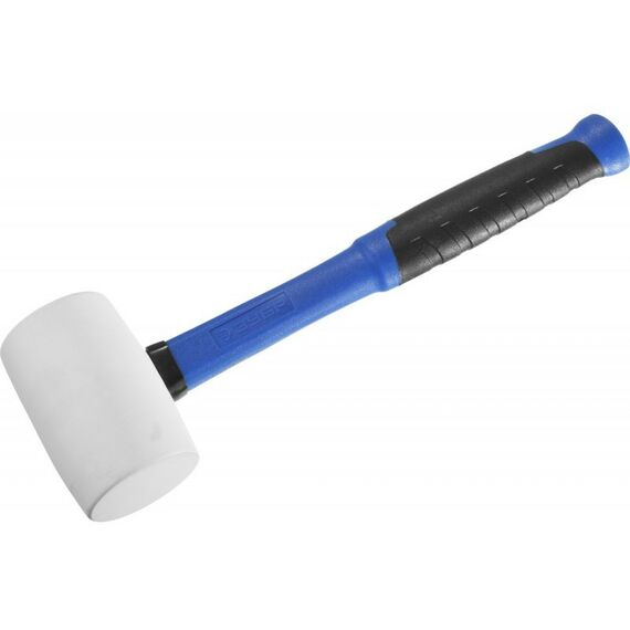 Киянки: Белая резиновая киянка Зубр Профессионал 450 г [20531-450] фотографии