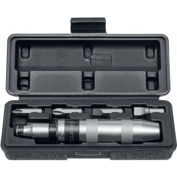 Отвертки: Отвертка ударно-поворотная KRAFTOOL ID-6 6 предметов [25555] фотографии