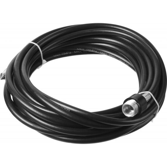 Принадлежности к мойкам: Шланг для прочистки труб для минимоек Зубр 8м для пистолета 375 серии [70414-375-8] фотографии