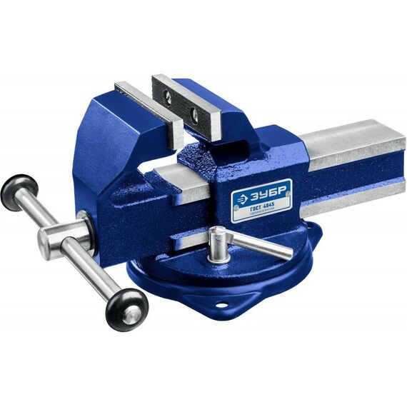 Тиски, струбцины, наковальни, верстаки: Слесарные тиски Зубр УРАЛ 110 мм [32604-100] фотографии