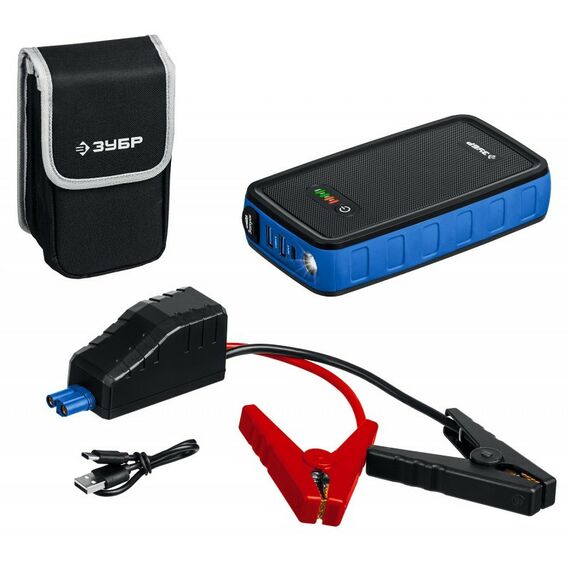 Зарядные и пуско-зарядные устройства: Аккумуляторное пусковое устройство Зубр АПУ-800 12В, макс. 800А. [59319] фотографии