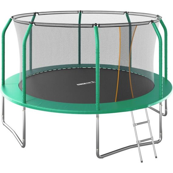 Батуты: Батут UNIX line SUPREME BASIC 12 ft (green) фотографии