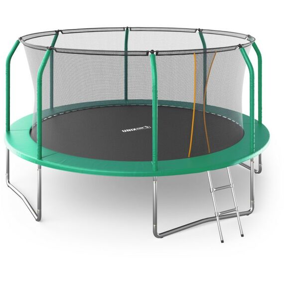 Батуты: Батут UNIX line SUPREME BASIC 14 ft (green) фотографии