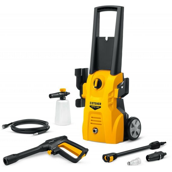 Мойки высокого давления: Мойка высокого давления STEHER HPW-140 140 Атм, 1700 Вт фотографии