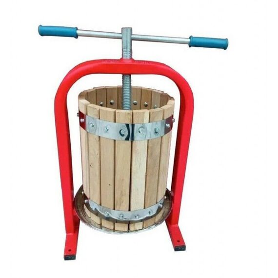 Соковыжималки: Пресс винтовой  Дионис 50 литров дуб, цельнотянутая рама фотографии