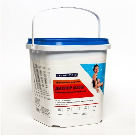 Бассейны: Дихлор AstralPool 5 кг гранулы фотографии