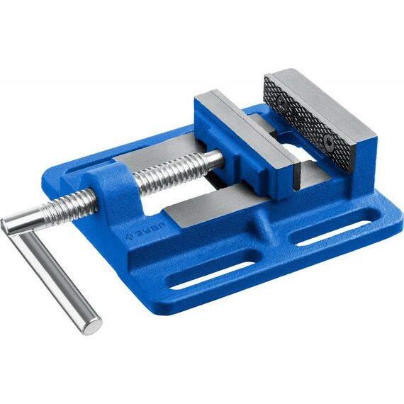 Тиски, струбцины, наковальни, верстаки: Станочные сверлильные тиски Зубр 75 мм [32721-75] фотографии