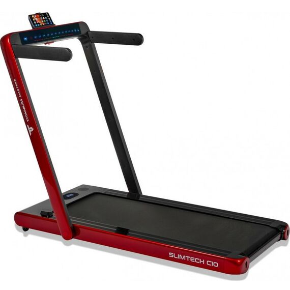 Беговые дорожки: Беговая дорожка Titanium Masters Slimtech C10 красная [TM Slimtech C10 RED] фотографии