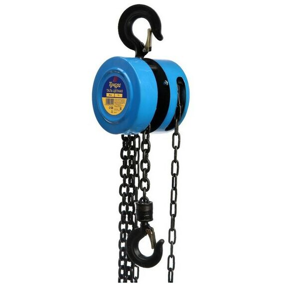 Лебедки, тали, тельферы: Таль цепная TUNDRA 1 тонна, высота 4 метра фотографии