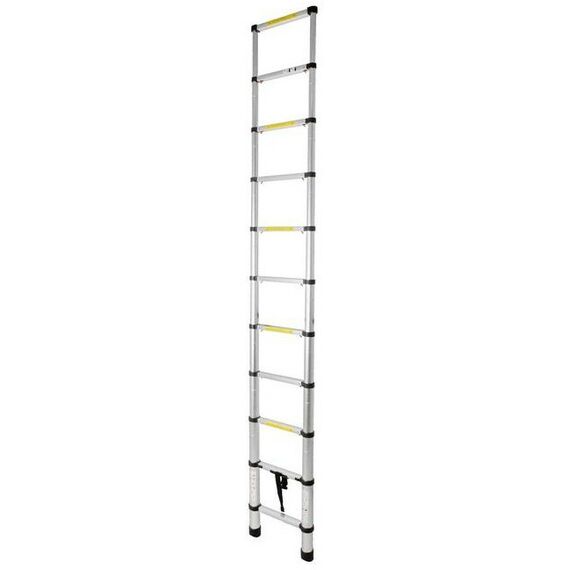 Стремянки и лестницы: Лестница телескопическая в сумке TUNDRA 3.2 м алюминиевая, 11 ступеней, автомат фотографии