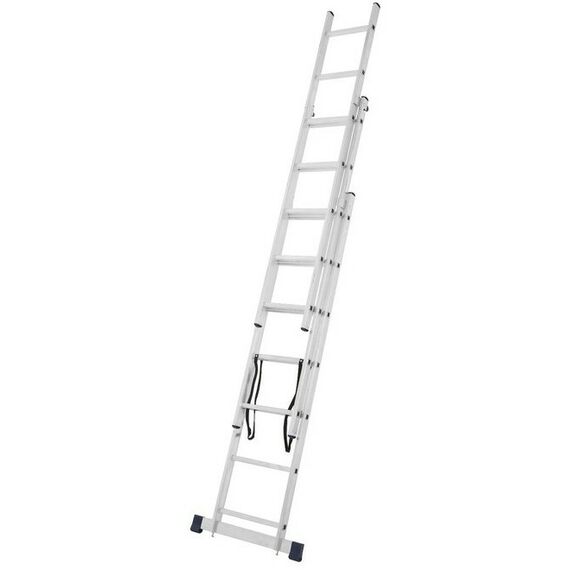 Стремянки и лестницы: Лестница TUNDRA 7 ступеней трехсекционная, алюминиевая фотографии