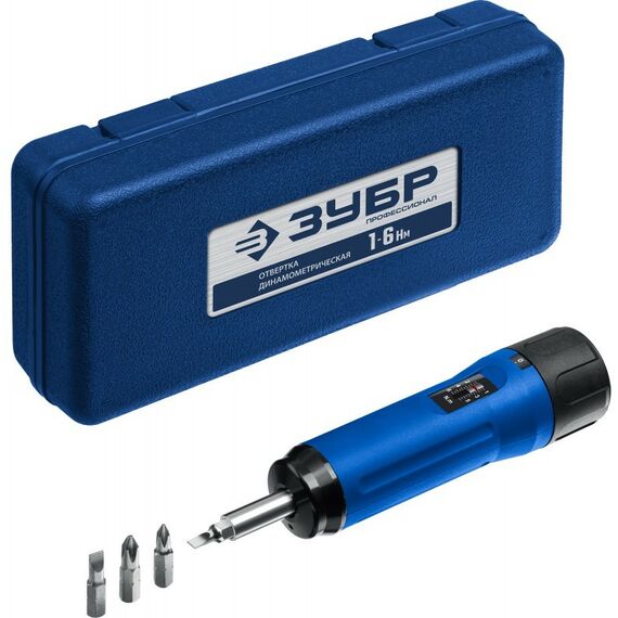 Отвертки: Динамометрическая отвертка Зубр Профессионал 64015 регулируемая, 1-6 Нм фотографии