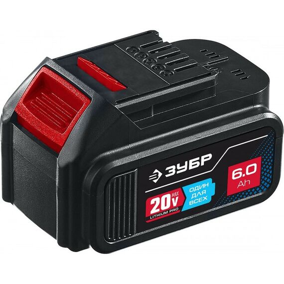 Аккумуляторы и зарядные устройства для электроинструмента: Аккумуляторная батарея Зубр Профессионал ST7-20-6 T7, 20 В, 6.0 А·ч фотографии