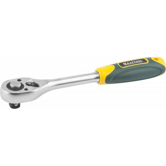 Столярно-слесарный инструмент: Трещотка для торцовых головок KRAFTOOL 1/2" 72 зубца [27791-1/2] фотографии