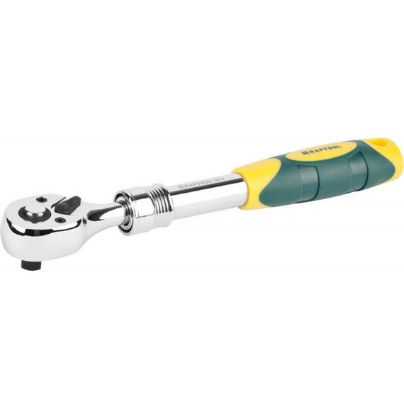 Столярно-слесарный инструмент: Телескопическая трещотка для торцовых головок KRAFTOOL 3/8" 72 зубца [27798-3/8] фотографии