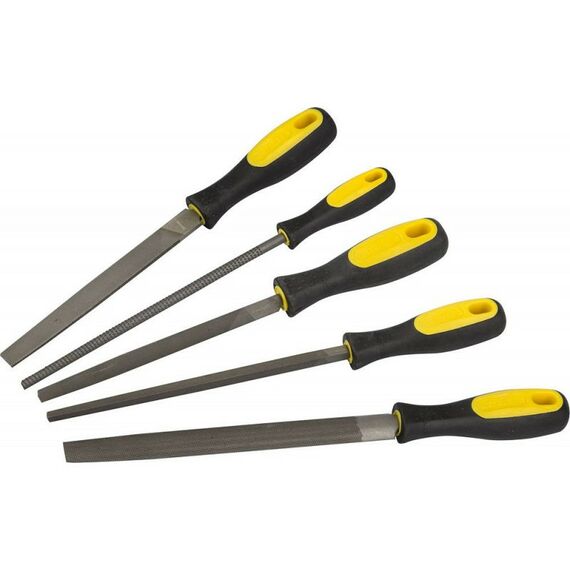 Столярно-слесарный инструмент: Набор напильников STAYER 200 мм, 5 предметов [1682-20-H5] фотографии