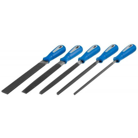 Столярно-слесарный инструмент: Набор напильников Зубр Универсал 200 мм, 5 предметов [16651-20-H5] фотографии